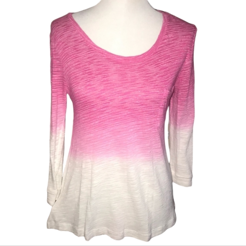 NEW Z by Zobha Pink Ombre Top Size Small